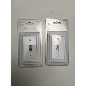 (2-Pk) Allen + Roth Architectural Architect Single Switch Wall Plate Cover